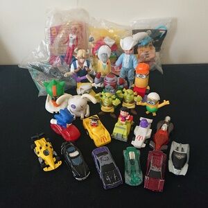 McDonald's Toy Bulk Lot (x22) - Sonic, Minions, Shrek, Hot Wheels, Barbie